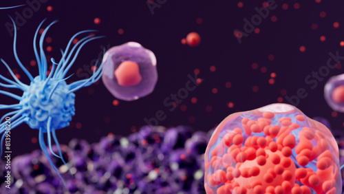 Immune System: Macrophages, Dendritic Cells, and White Blood Cells Defend Against Bacterial Infections and Pathogens