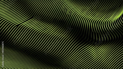  A green background with a wavy pattern at the bottom, and a black background with a wavy pattern above it