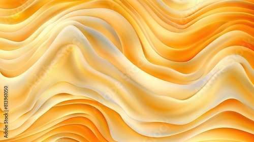  An image of an orange and yellow gradient with a white band below it