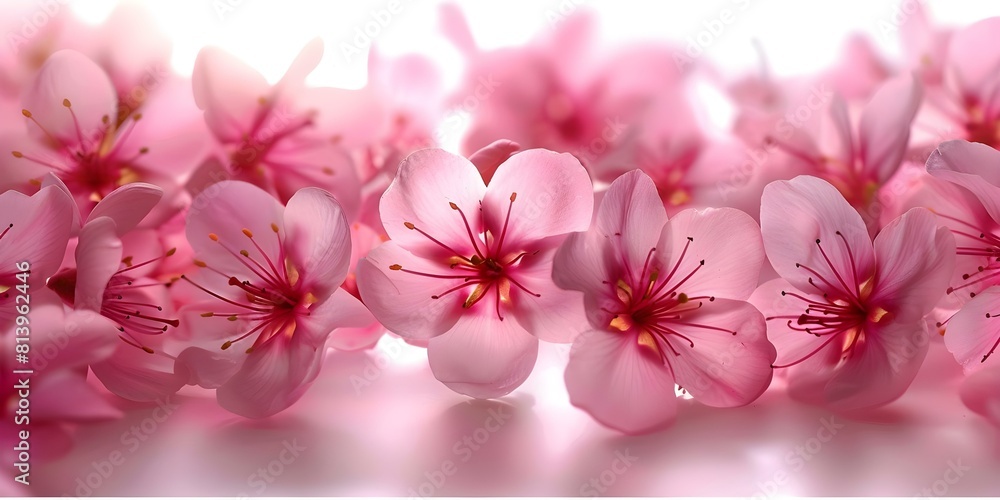 Pink flowers with white background light pink center and delicate petals. Concept Flower Photography, Pink Flora, Soft Background, Delicate Petals, Natural Beauty Pink flowers with white background light pink center and delicate petals. Concept Flower Photography, Pink Flora, Soft Background, Delicate Petals, Natural Beauty