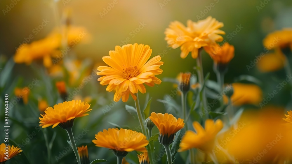 The Healing Symbolism of Calendula Flowers: Yellow Petals Opening Hearts to Love. Concept Flower Meanings, Symbolism, Healing Powers, Calendula Benefits, Yellow Flowers The Healing Symbolism of Calendula Flowers: Yellow Petals Opening Hearts to Love. Concept Flower Meanings, Symbolism, Healing Powers, Calendula Benefits, Yellow Flowers