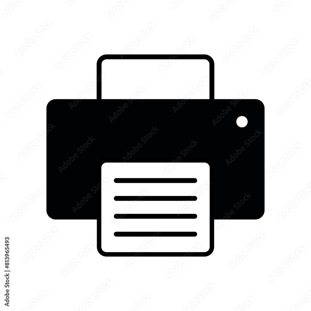 Printer icon vector illustration Printer icon vector illustration