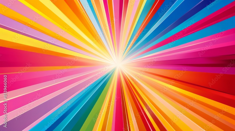 Vibrant radial gradient with a burst of colors Vibrant radial gradient with a burst of colors