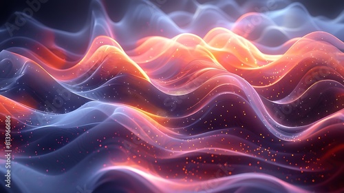 Illustrating Interference Patterns: Waves of Light Interfering to Create Distinct Patterns photo