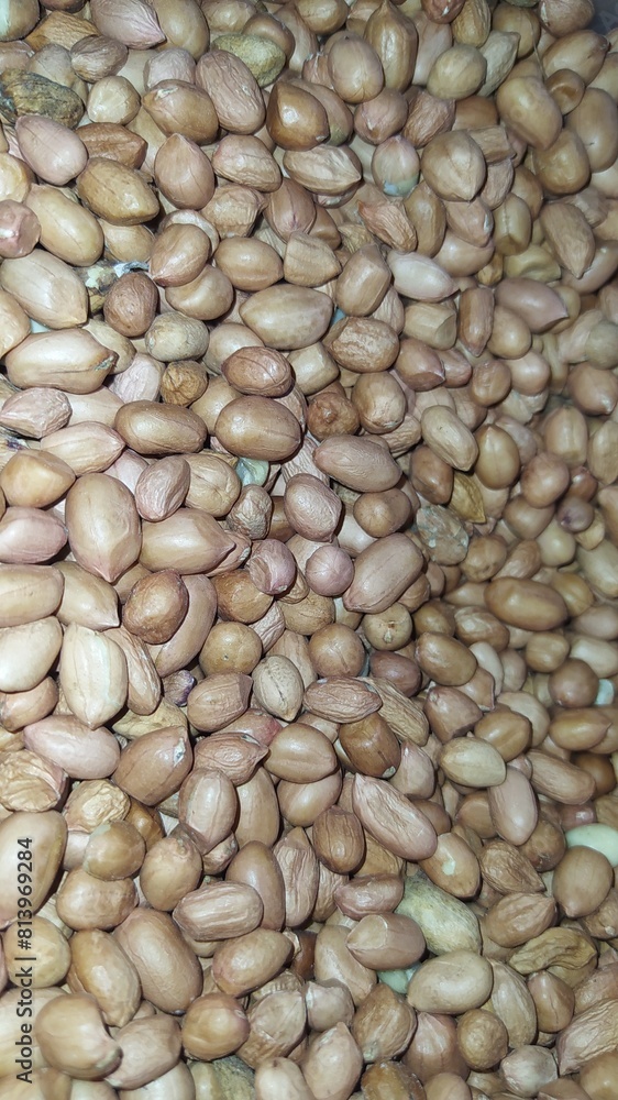 Peanuts for sale in Indonesian traditional market Peanuts for sale in Indonesian traditional market