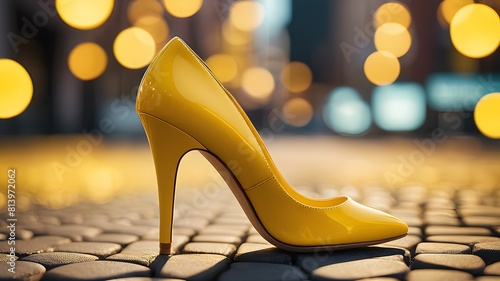 yellow heel