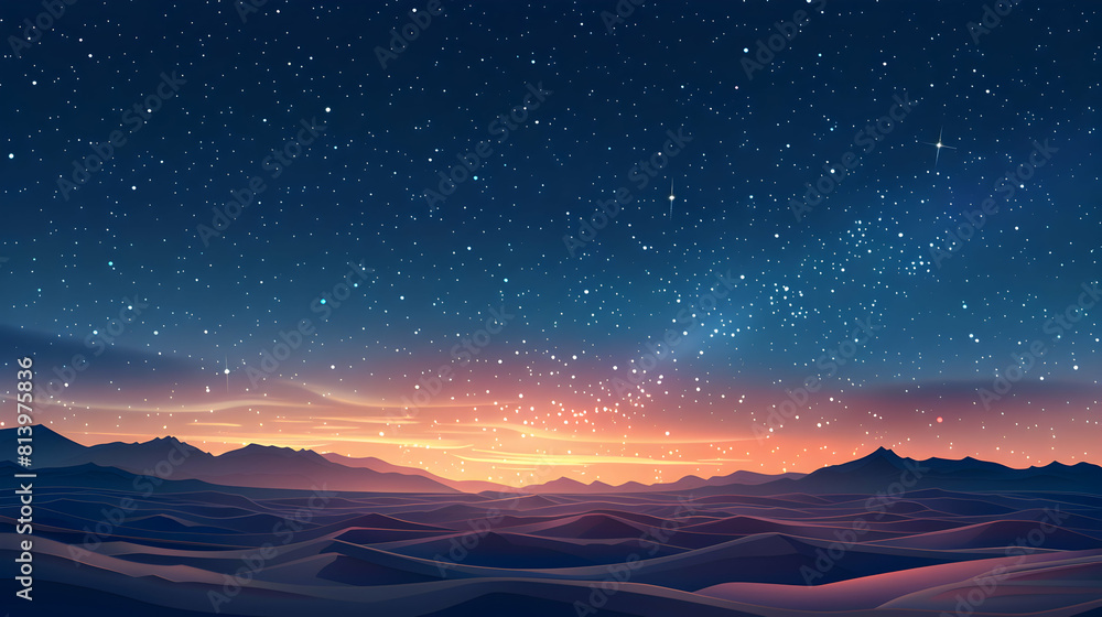 Desert Night under Starry Sky A vast desert under a star filled sky offering a silent, expansive view of the universe, sparking awe and wonder. Desert Night under Starry Sky A vast desert under a star filled sky offering a silent, expansive view of the universe, sparking awe and wonder.