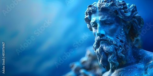 Neptune: The Roman God of the Sea. Concept Mythology, Roman Gods, Neptune, Sea Deities, Mythological Symbols photo