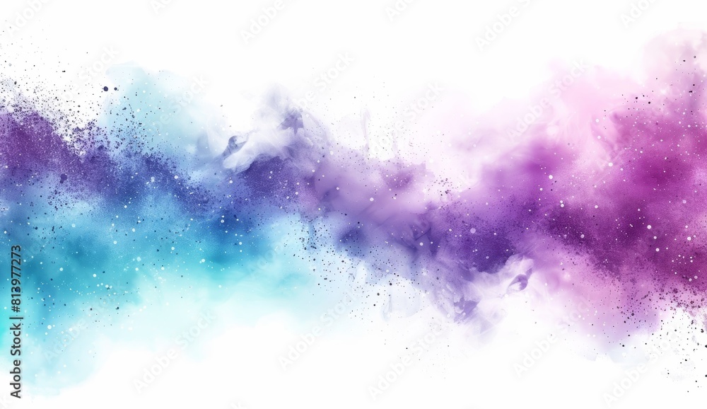 Fototapeta premium Abstract background with a soft gradient of color, purple and teal green