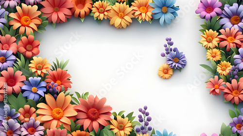 A Loving Homage: Floral Embossed Mother s Day Tiles   Artistic 3D Design for a Touching Tribute to Moms © Gohgah
