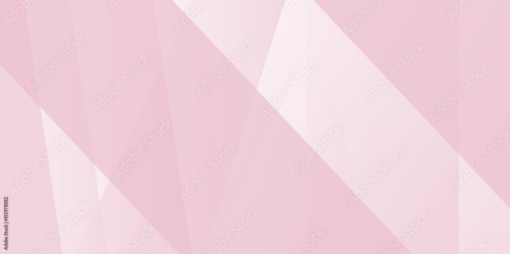 Fototapeta premium Pink luxury background, girly sexy design. Pink fabric background on kraft paper. Gold Geometric Shapes. Creative design wallpaper. Flat lay, top view, copy space. Vector illustration.