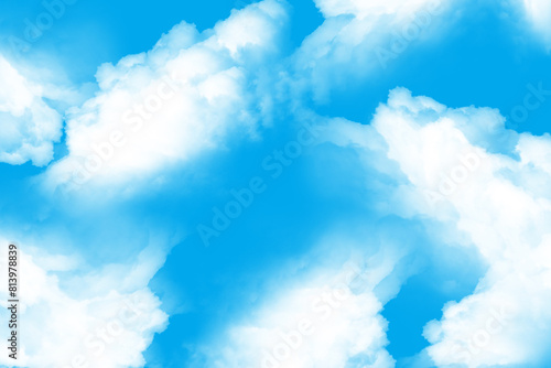 fondo de cielo azul pastel, con nubes, al aire libre, aéreo, nublado, web, redes digital, 