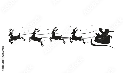 santa clause off vector illustratin 