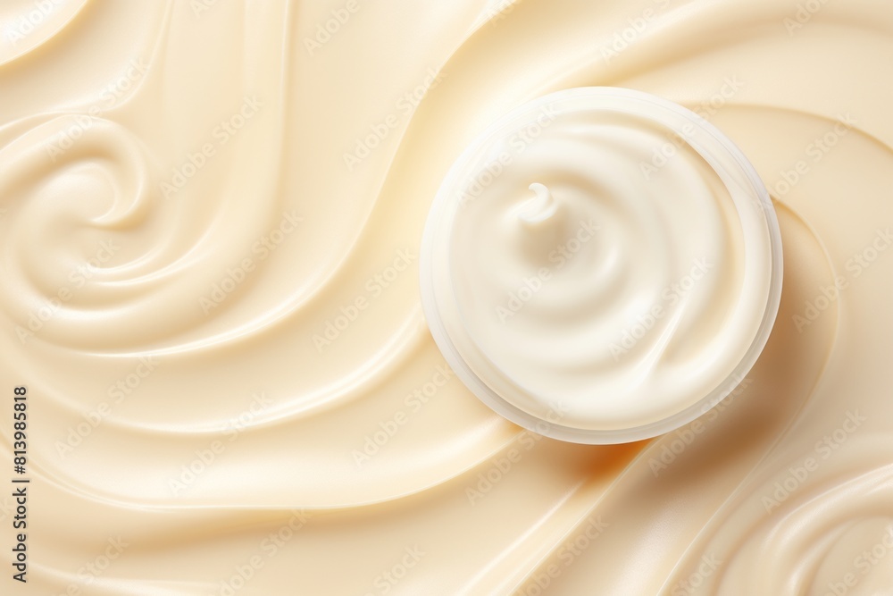 Cosmetic cream in jar Cosmetic cream in jar