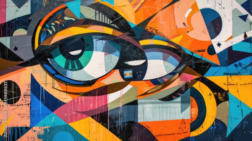 abstract urban street art graffiti style. colorful graffiti on the wall abstract urban street art graffiti style. colorful graffiti on the wall