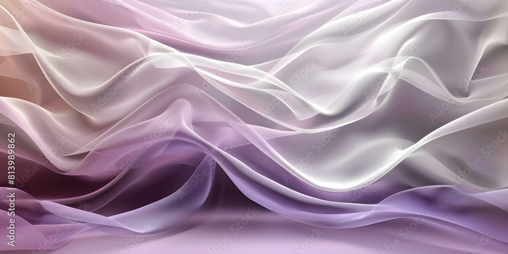 Fototapeta premium % Discount on White and Purple D Rendered Image. Concept Product Promotion, 3D Rendering, Color Discounts