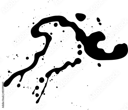 Ink splash design