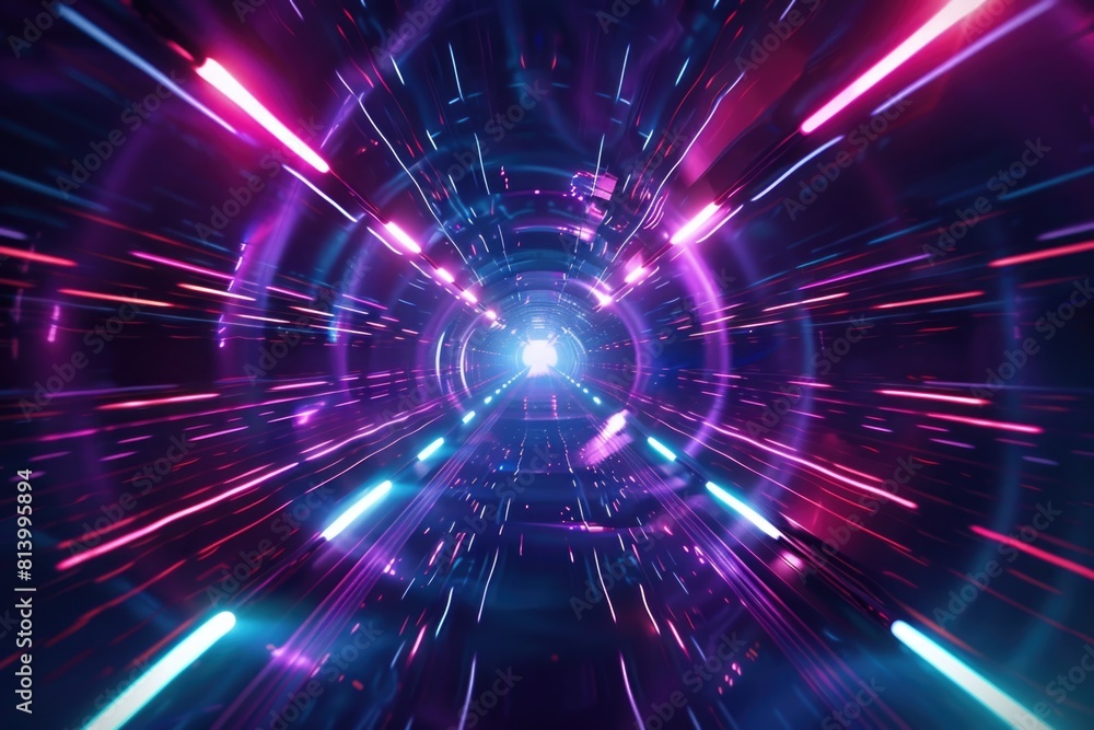 Dark tunnel with bright light at the end, suitable for concepts of hope and success Dark tunnel with bright light at the end, suitable for concepts of hope and success