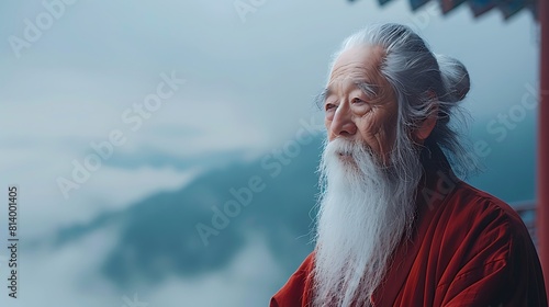 Visualize the relevance of Chinese philosophy in contemporary contexts with its insights into human nature morality and social organization informing global dialogues on ethics sustainability and well photo