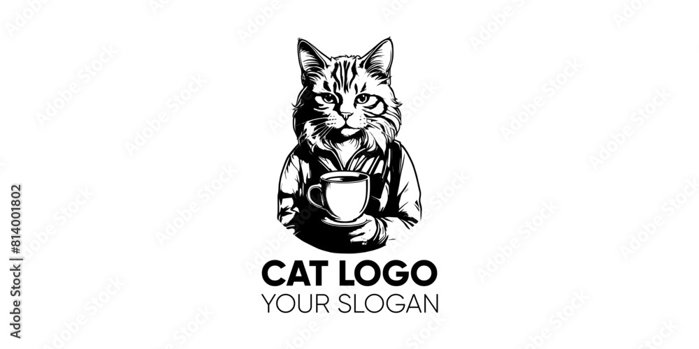 vector simple black cat icon vector simple black cat icon