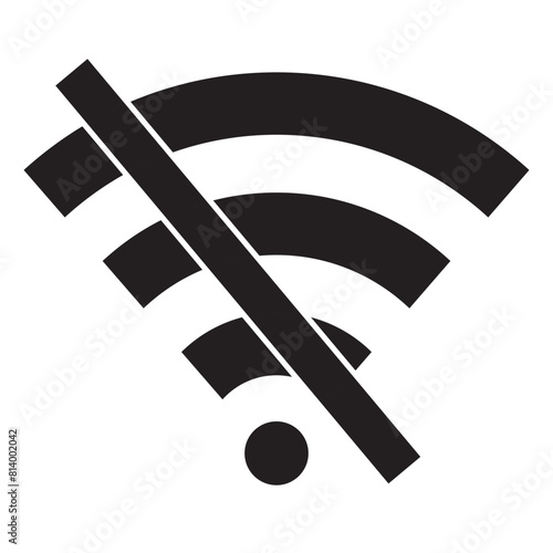 WIFI  vector illustration for the internet hotspot access button. WIFI icon in black . WIFI icon. vector illustration.