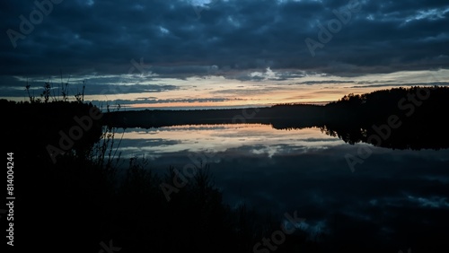 Twilight Serenity at the Lake
