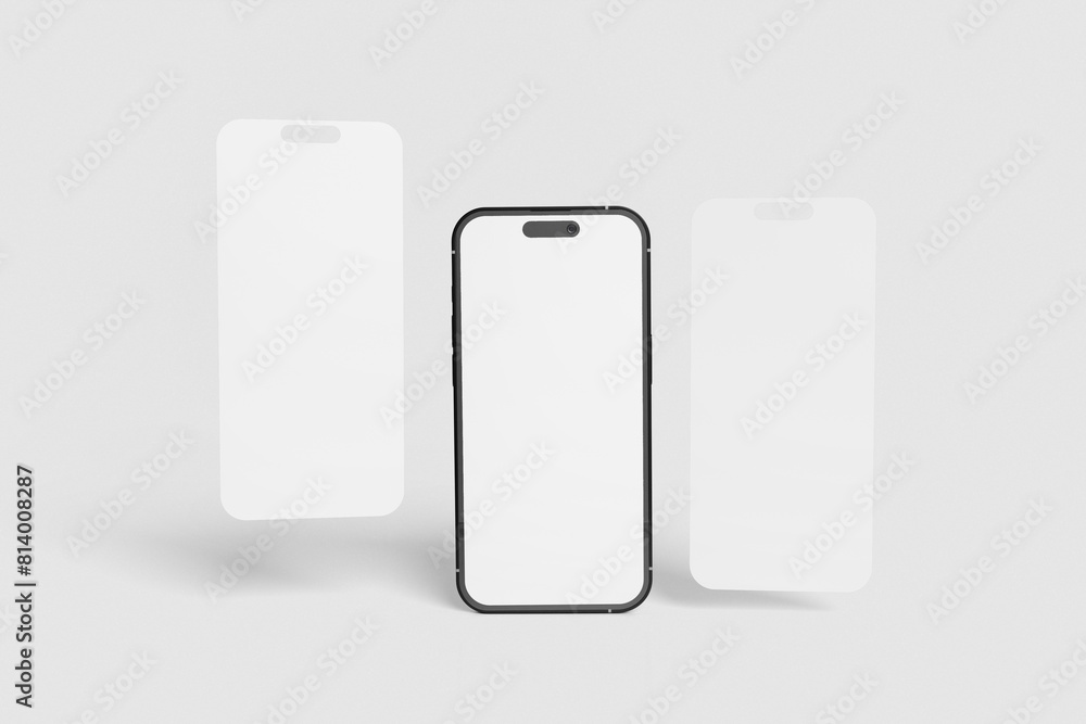Blank Smartphone Screen Mockup Blank Smartphone Screen Mockup