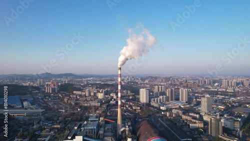 Thermal power plant industrial building
