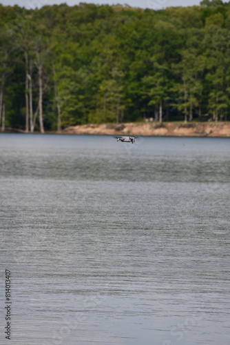 Drone on water