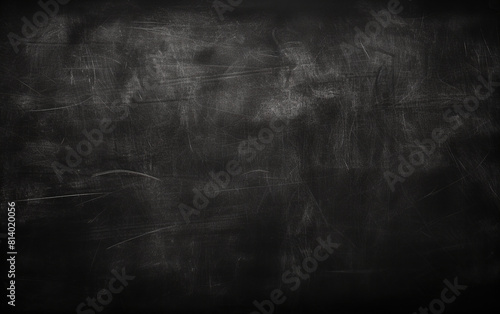 A textured blackboard filled with scratches and marks  capturing the essence of a well-used educational tool  perfect for backgrounds and artistic overlays.