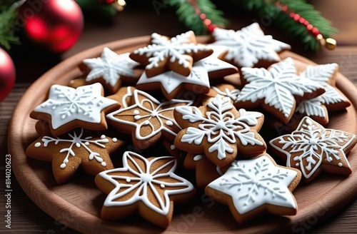 Christmas biscuits, gingerbread