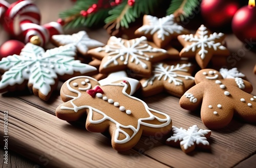Christmas biscuits, gingerbread