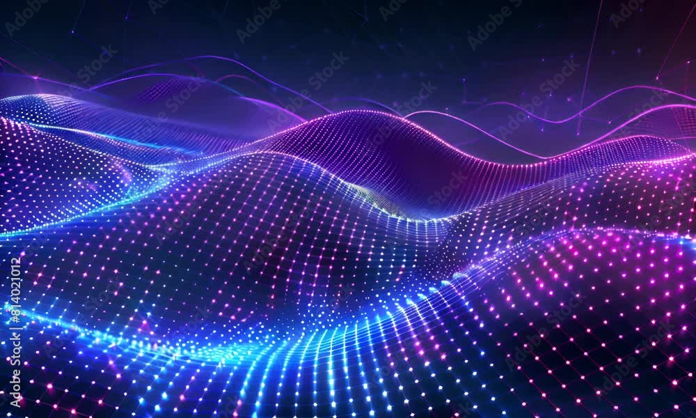 abstract background with a gradient of dots and glow in a purple color abstract background with a gradient of dots and glow in a purple color