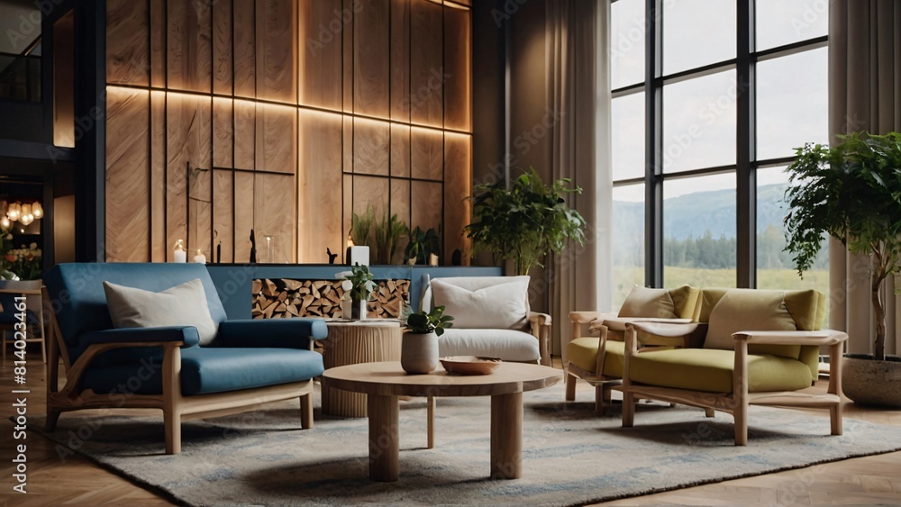 hotel lobby that exudes sleek elegance with clean lines, minimalist furniture, and a neutral color palette, creating a sophisticated and inviting atmosphere. hotel lobby that exudes sleek elegance with clean lines, minimalist furniture, and a neutral color palette, creating a sophisticated and inviting atmosphere.