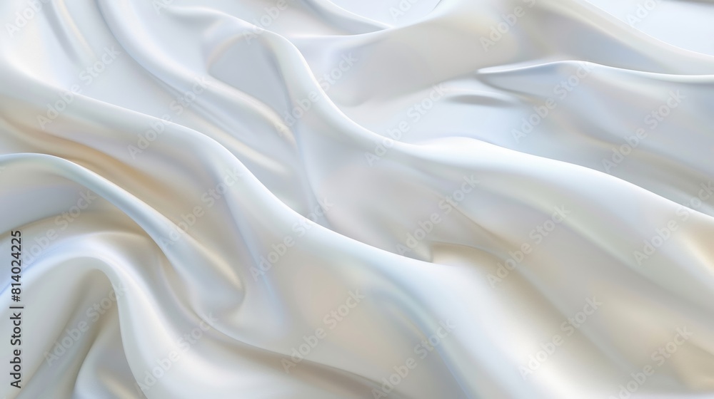 3D fashion modern white elegant silk background with relaxing curves 3D fashion modern white elegant silk background with relaxing curves