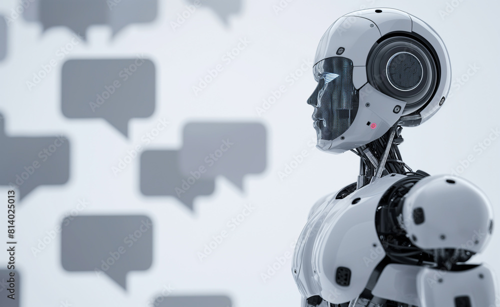 Futuristic Robot Communicator Futuristic Robot Communicator