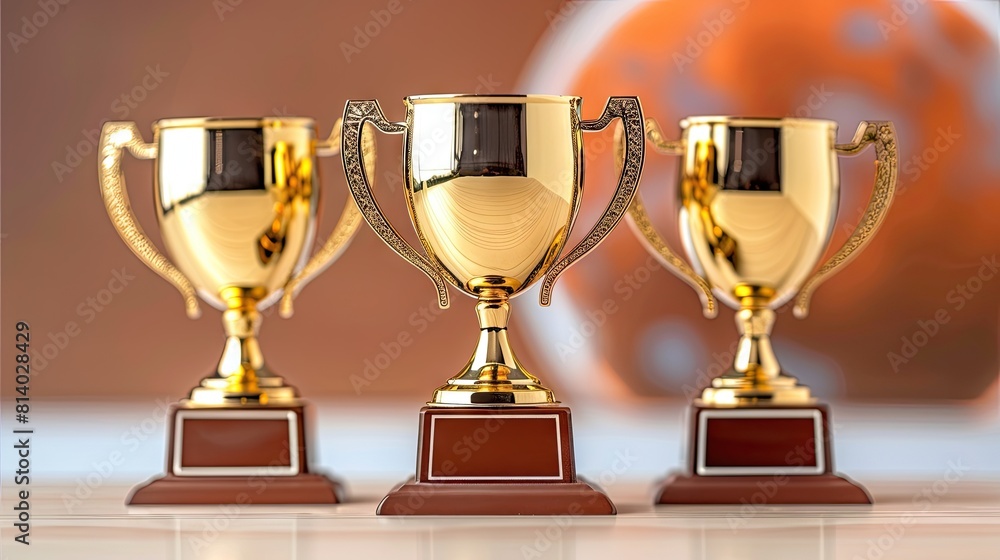 Triumph of Gold: Three Gleaming Trophies Triumph of Gold: Three Gleaming Trophies