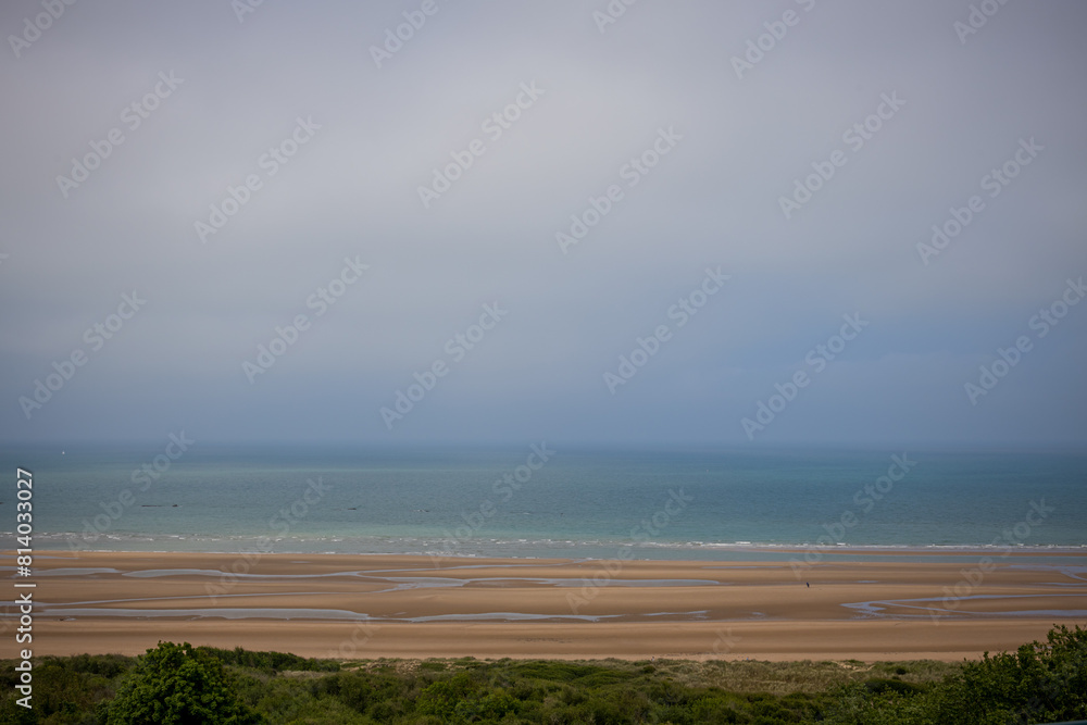 Plage du débarquement de Omaha Beach à Colleville-sur-Mer Plage du débarquement de Omaha Beach à Colleville-sur-Mer