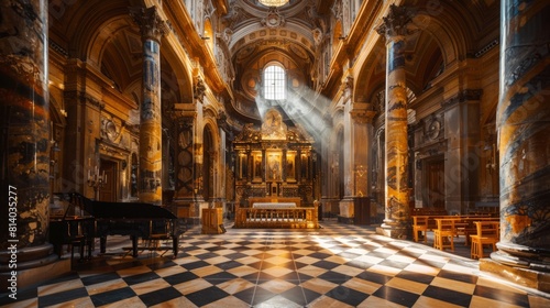 The Valletta Baroque Festival in Malta celebrating baroque music within the historical venues of Valletta such as St. John��s Co-Cathedral and the Manoel Theatre offering a rich auditory experience of photo