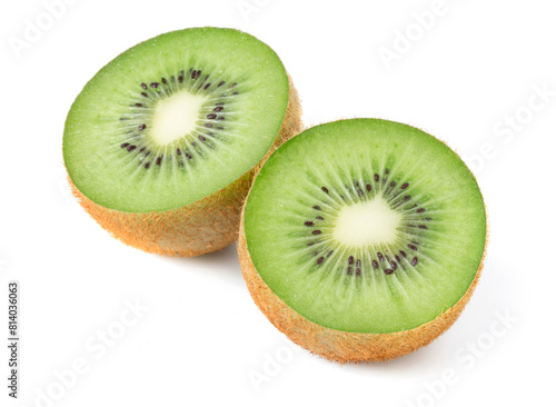 kiwi fruit isolated on white background © Alexstar