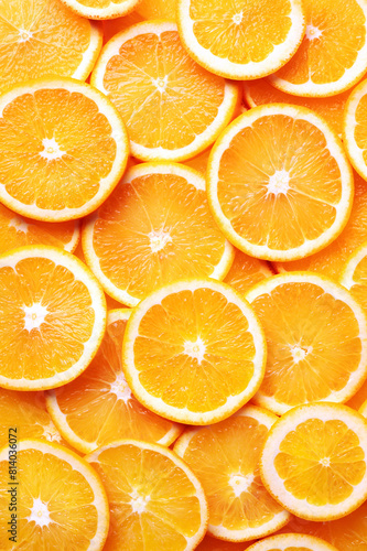 orange slices background © Alexstar