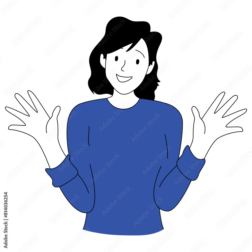 People Expression Gesture Illustration People Expression Gesture Illustration