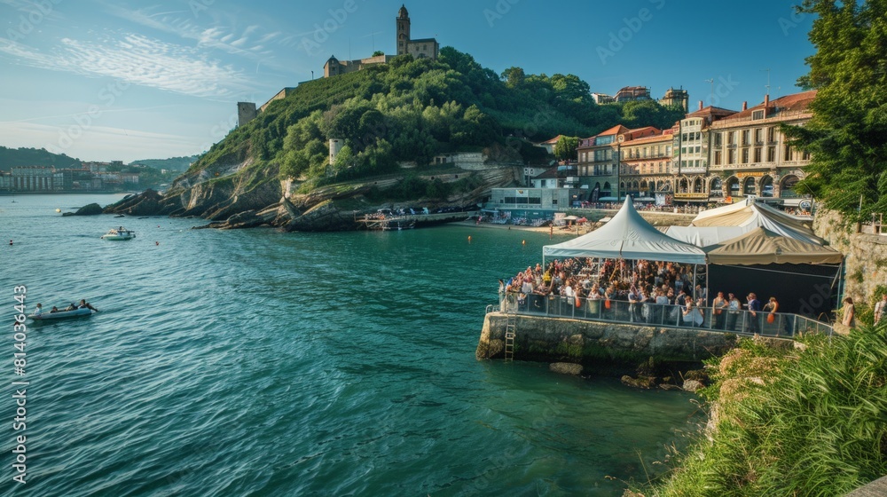 The San Sebasti?n Jazz Festival in Spain also known as Jazzaldia attracting jazz enthusiasts to the beautiful coastal city to enjoy performances by renowned jazz musicians and rising stars set in a pi