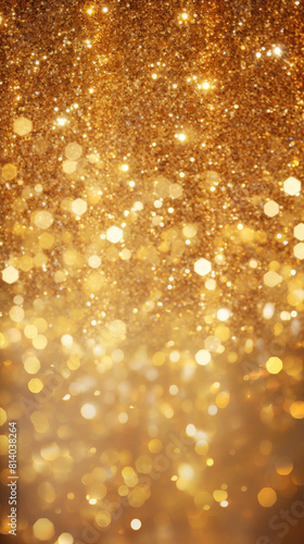 Bright golden bokeh background with a sparkling and festive feel  luxurious branding and modern celebratory designs