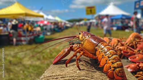 The Maine Lobster Festival in Rockland Maine USA a culinary celebration featuring fresh lobster cooking competitions and local entertainment promoting Maines fishing heritage and supporting the local photo
