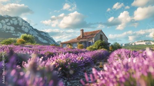 The Lavender Days in Provence France a seasonal celebration of the lavender bloom featuring guided tours of lavender fields local markets selling lavender products and workshops on lavender cultivatio photo