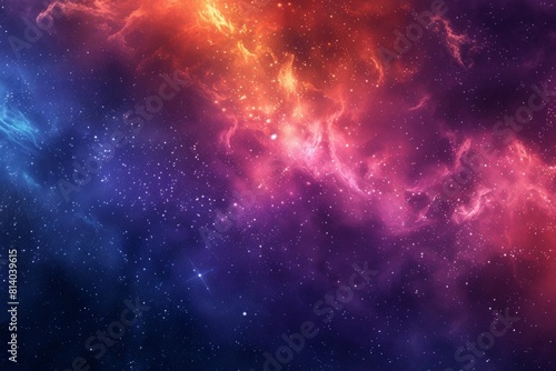 Colorful shining abstract background with stars
