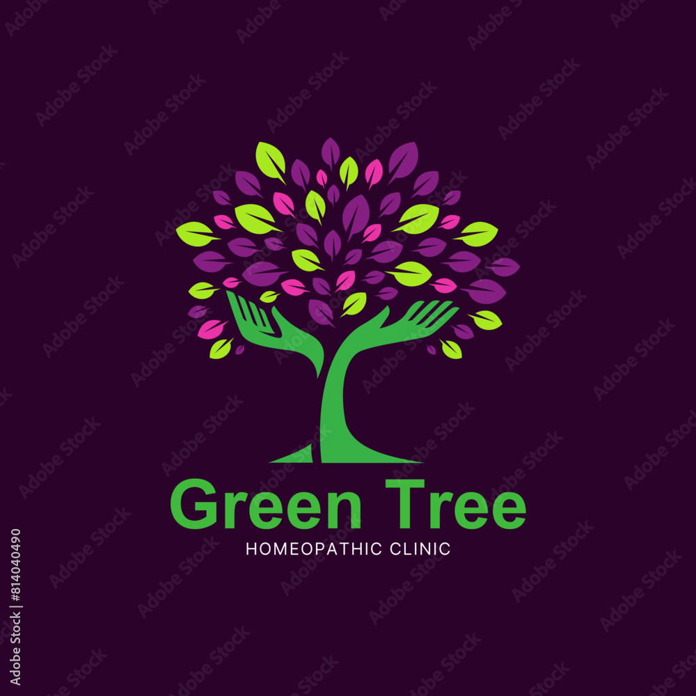 Obraz premium Trending vector logo of the year, grow your business