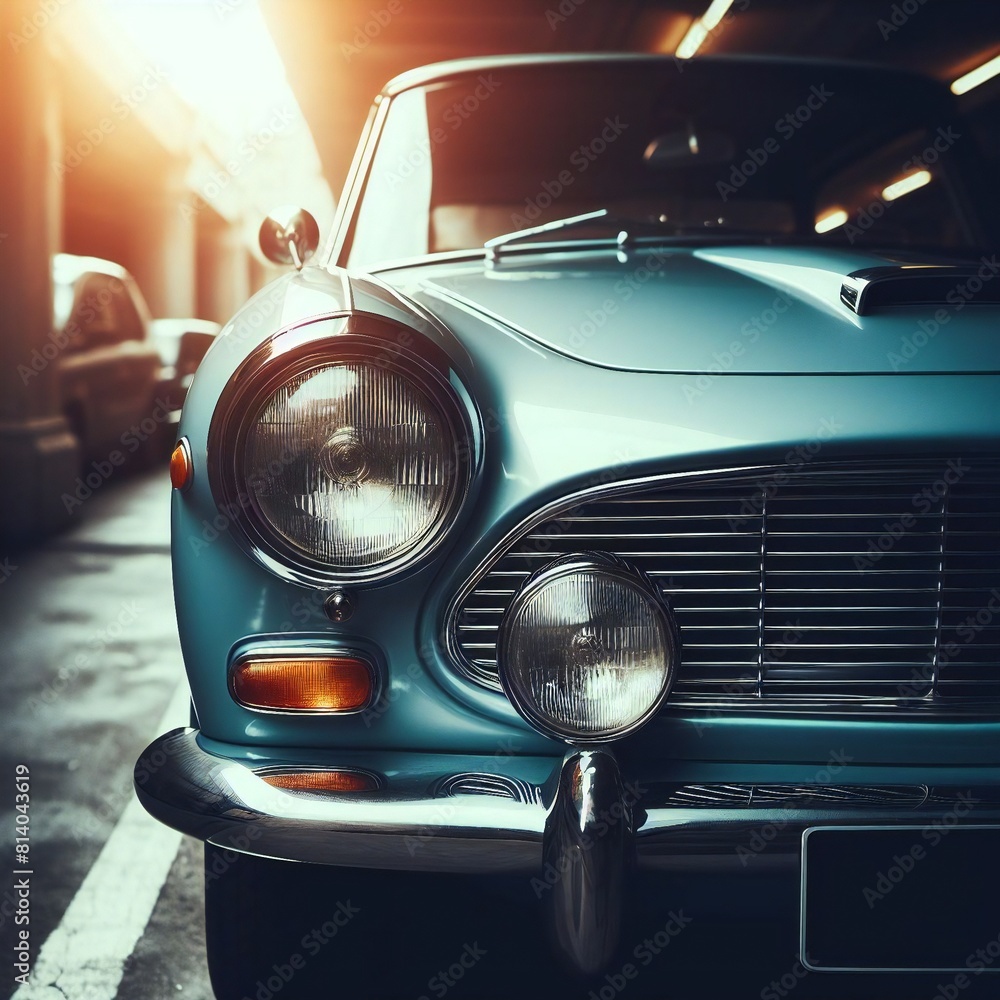 Car Close Up Headlight Details Car Close Up Headlight Details