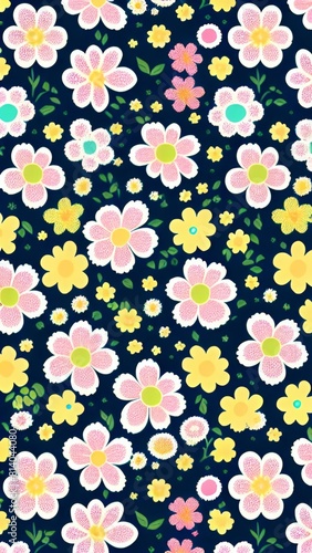 meadow floral pattern, Floral beauty